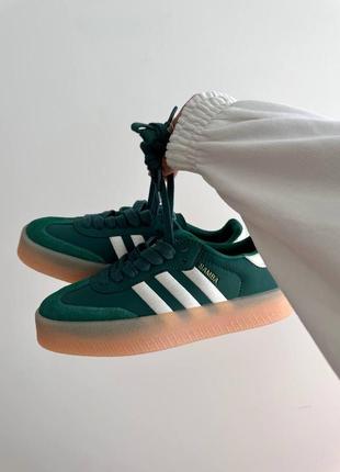 Кросівки adidas samba plaform green premium
