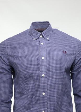 Чоловіча   синя сорочка рубашка fred perry оригінал [  m ]2 фото