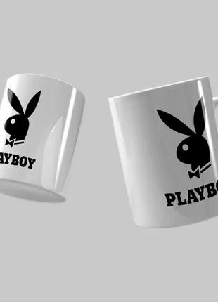 Кружка чашка кружка плейбой playboy белая