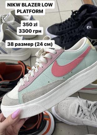 Кроссовки nike blazer low platform