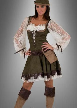 Середньовічна сукня карнавальна сукня робін гуд, плаття на хеллоуїн