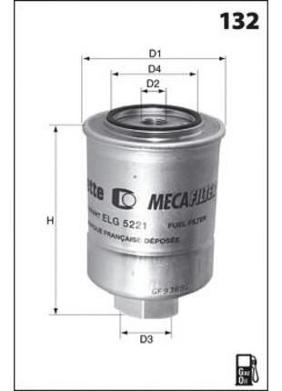 Elg5241 фільтр паливний ( аналогwf8058/kc46)