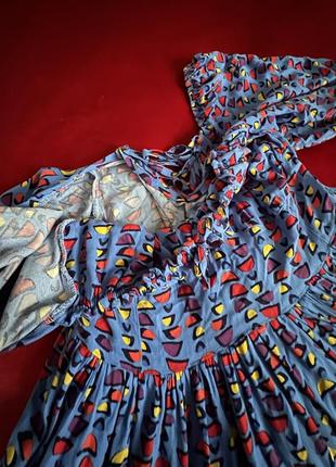 Ярусна сукня +топік з рюшкою::ручна робота::5 фото