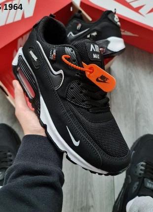 Nike air max 90 black1 фото