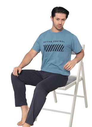 Піжама чоловіча штани та футболка p202 xl