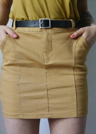 Джинсовая юбка, мини-юбка джинсовая