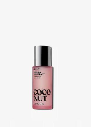 Кондиционирующий слойиковый дезодорант coconut от pink