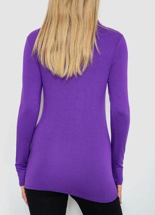 Гольф жіночий однотонний, колір фіолетовий, 186r5054 фото