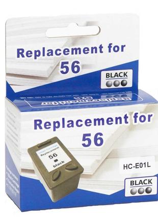 Картридж microjet для hp dj 5550/psc 2110/2210 аналог hp №56 ( c6656ae) black (hc-e01l)