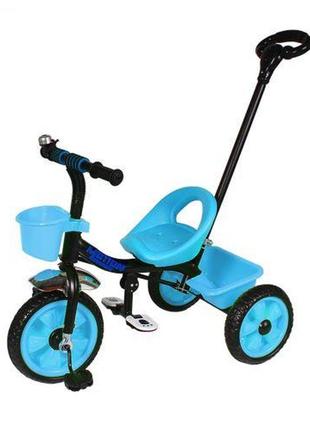 Велосипед триколісний "motion" синій від lamatoys
