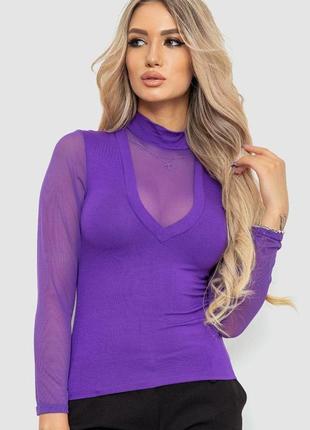 Кофта жіноча, колір фіолетовий, 186r506