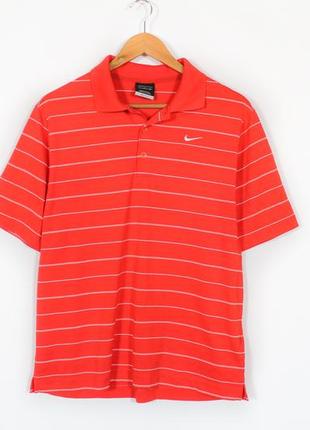 Nike golf dri-fit поло оригинальная футболка мужской размер s-m