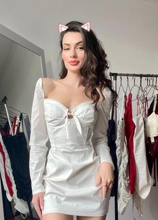 Платье платье белое белое, белое oh polly брендовое в стиле зара zara для выпускного вечернее новогоднее праздничное