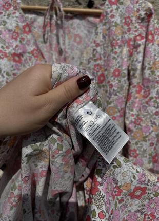 Розкішна міді сукня в квітковий принт h&m4 фото