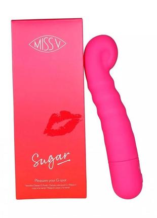 Вагинальный вибратор sugar - passion pink miss v, розовый   18+