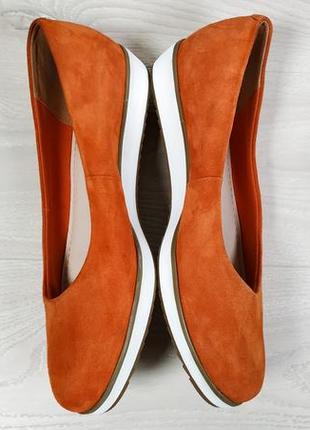Замшеві жіночі туфлі clarks оригінал, розмір uk 5.5 / 38.54 фото