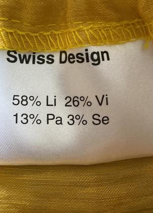 Великий розмір нова дизайнерська юбка спідниця льон шовк nella marinetti 16-18-20 ( 52-54)4 фото