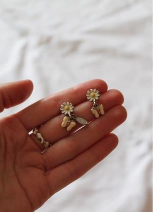 Сережки з емалями 🌼 2