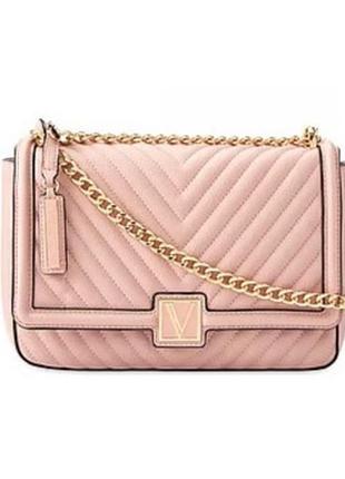 Сумка через плече victoria's secret medium crossbody bag 26134960  color orchid blush (054r)