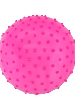 Детский мячик с шипами mb0109 резиновый 10 см, 28 грамм