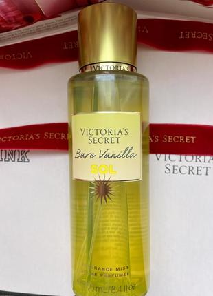 Мист victoria's secret bare vanilla sol fragrance mist3 фото