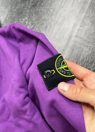 Зіп-худі stone island violet5 фото