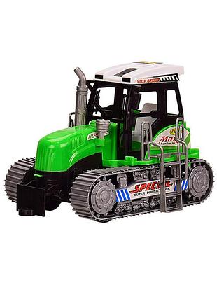 Трактор детский инерционный 668 в слюде зеленый