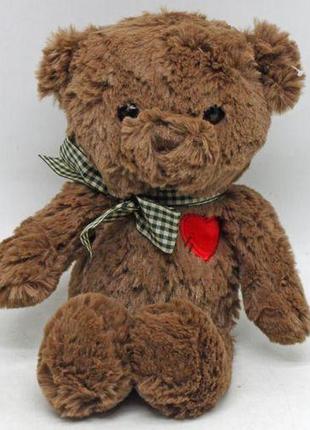 Мʼяка іграшка "ведмедик" (коричневий)2 фото