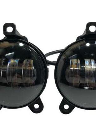 Led фары ваз 2170 приора с линзами и свето-теневой границей.
