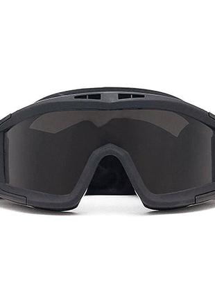 Армейские тактические очки маска военные со сменными линзами, военные очки защитные зсу очки-маска daisy8 фото