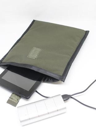 Тактический защитный чехол для планшета или телефона с подогревом