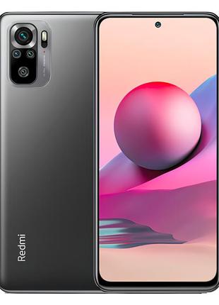 Смартфон xiaomi redmi note 10s 6/64gb onyx gray 6.43" 60 гц 409 ppi 2 sim lte nfc 5000 mah microsd