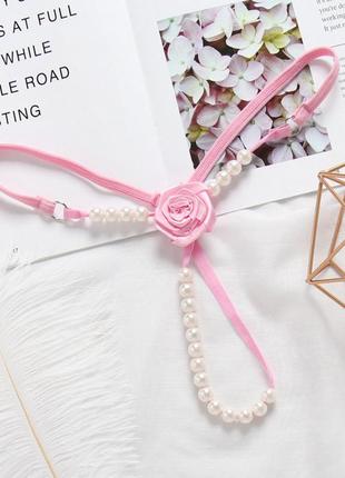 8-38 трусики з перлинками стрінги