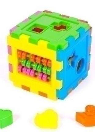 Логічний куб-сортер, з рахунками