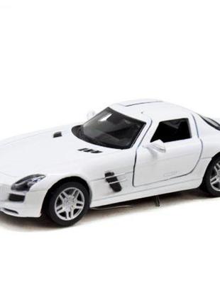 Машинка kinsmart "mercedes-benz sls amg" (біла)