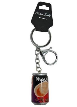 Брелок пластиковий "банка кави nescafe"