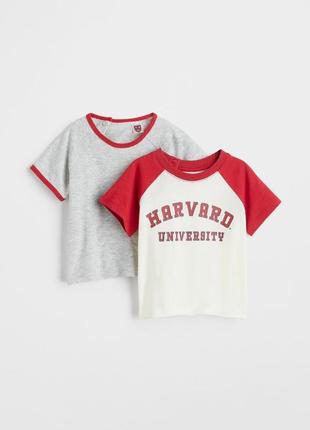 Футболка 92см hm h&m harvard1 фото