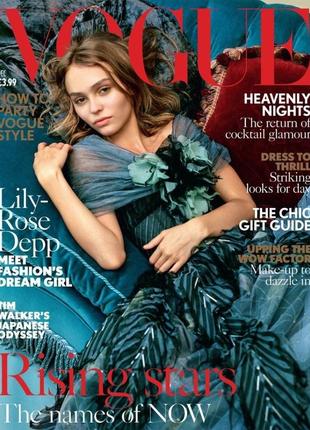 Журнал vogue uk (december 2016) , журналы вог британия, лили-роуз депп