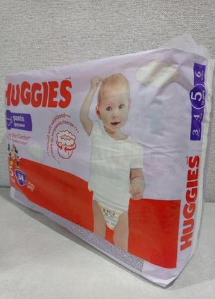 Трусики-подгузники детские huggies pants 5 размер для девочек 12-17 kg 34 штуки в упаковке3 фото
