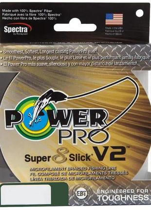 Шнур power pro super 8 slick v2 (moss green) 2740m 0.43mm 50.0kg