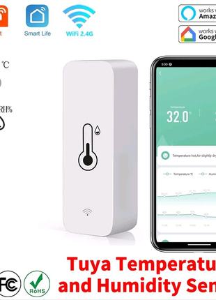 Розумний датчик температури та вологості wi-fi