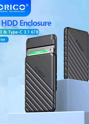 Кейс orico для ssd sata hdd 2.5 до 5 тб