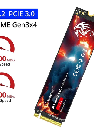 Ssd-накопичувач kingspec 128gb m.2 pcie gen3 nvme 2280 диск ne-12