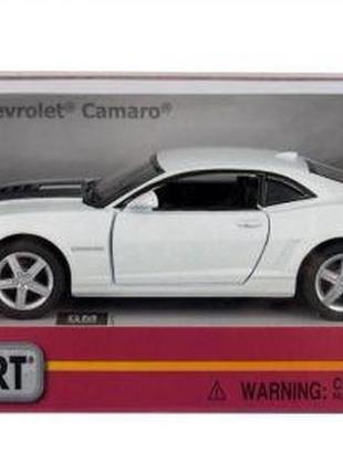 Машинка kinsmart "chevrolet camaro" (біла)2 фото