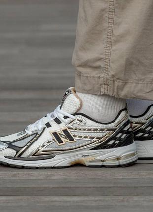 Кроссовки new balance 1906r white\gold