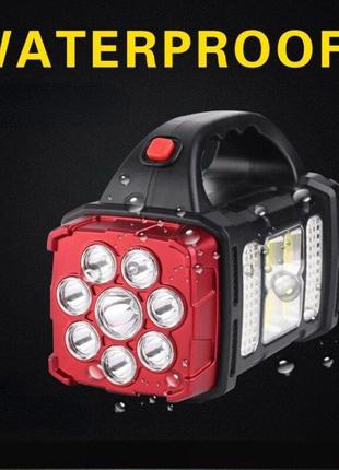 Ліхтарик ручний акумуляторний hb-2678 40led+cob