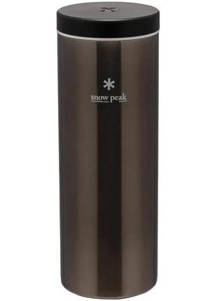 Термобутылка snow peak tw-071r-ds kanpai bottle 500ml ц:dark silver