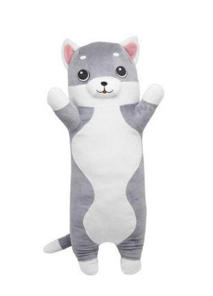 Іграшка-обіймашка "сірий котик", 70 см