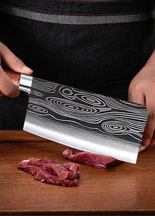 Набір кухонних ножів pan shi fu2 фото