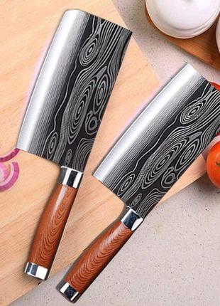 Набір кухонних ножів pan shi fu5 фото